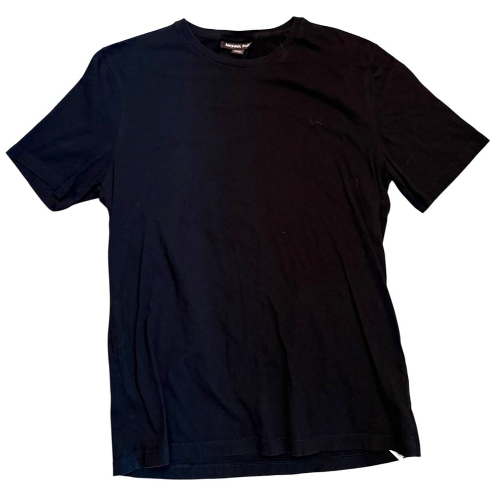 Michael Kors Black Cotton Short Sleeve T Shirt Size Large